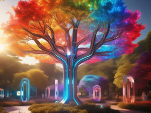 un_arbol_lleno_de_colores_en_ambiente
